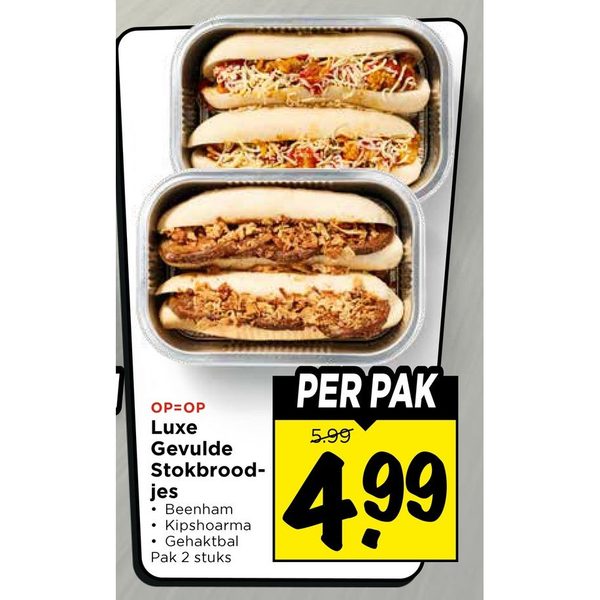 Luxe Gevulde Stokbroodjes