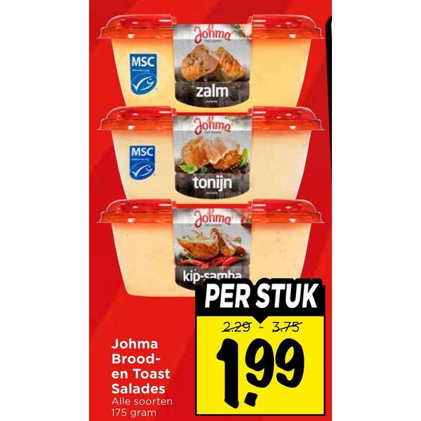 Johma Brood- en Toast Salades