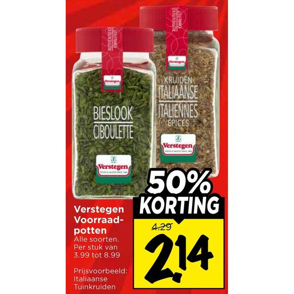Verstegen Voorraadpotten