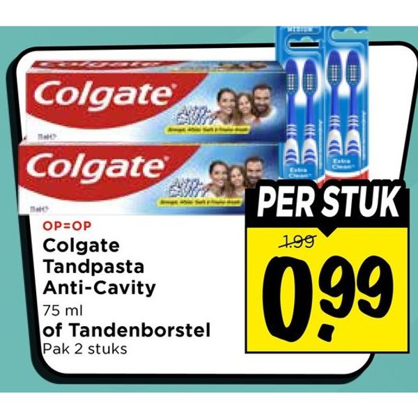 Colgate Tandpasta of Tandenborstel