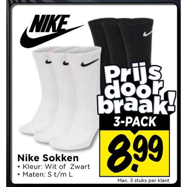 Nike Sokken 3-pack