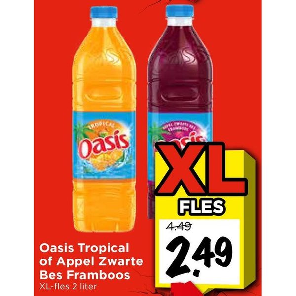 Oasis Tropical of Appel Zwarte Bes Framboos