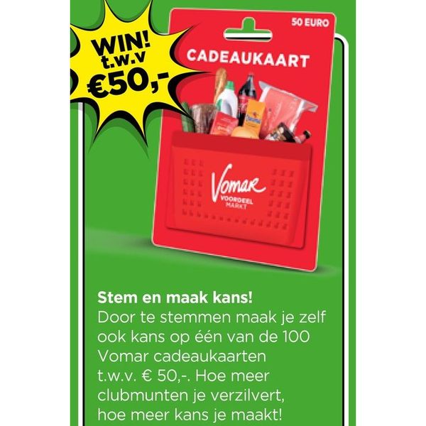 Vomar cadeaukaart
