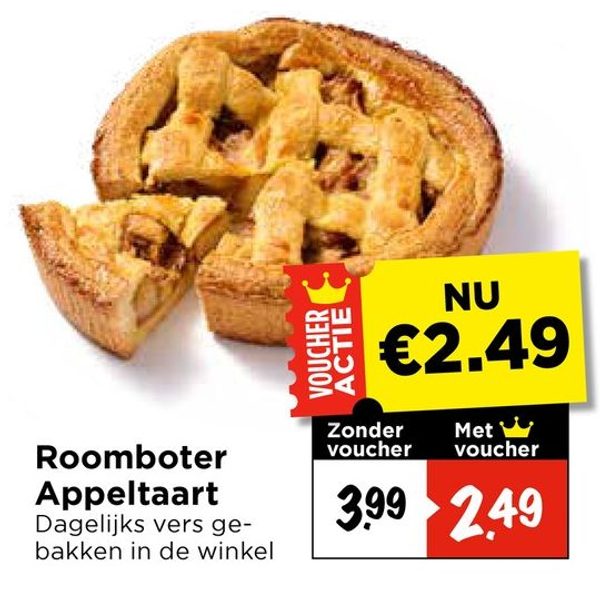 Roomboter Appeltaart