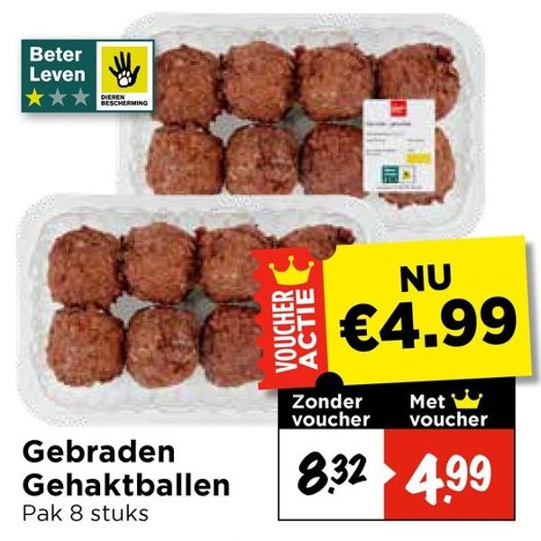 Gebraden Gehaktballen