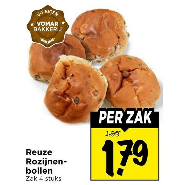 Reuze Rozijnenbollen