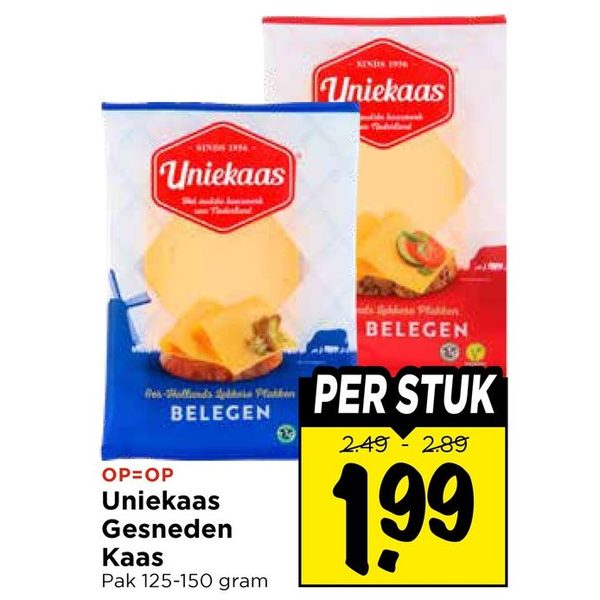 Uniekaas Gesneden Kaas