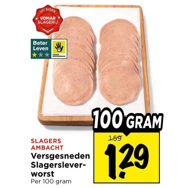 Slagers Ambacht Slagersleverworst