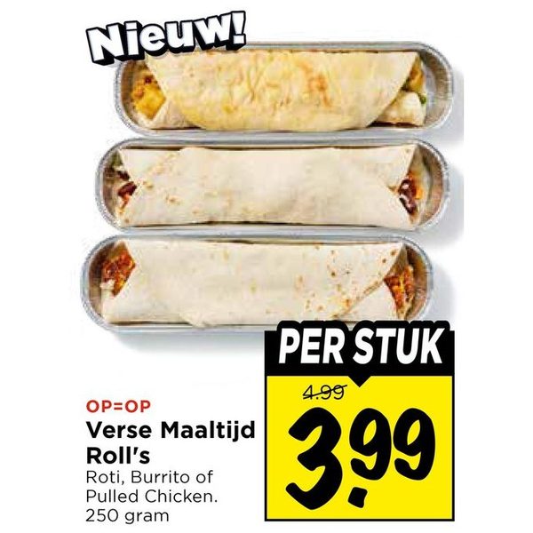 Verse Maaltijd Roll's
