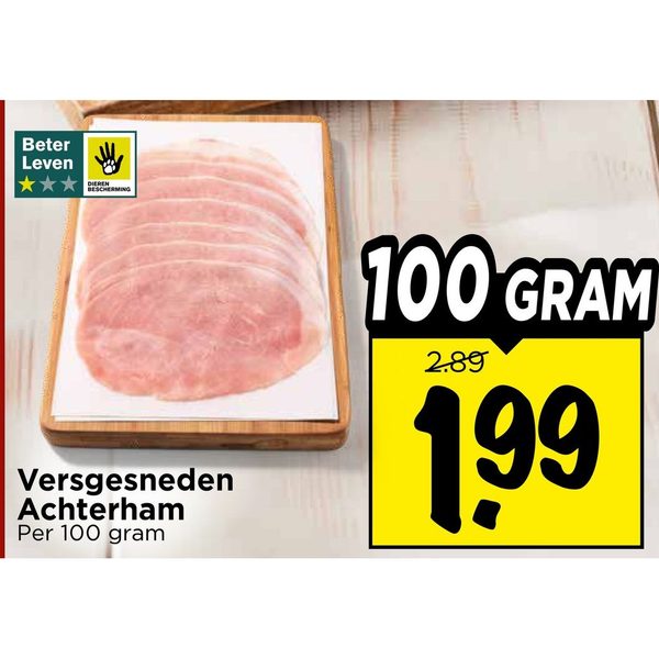 Versgesneden Achterham