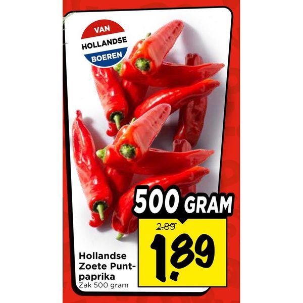 Hollandse Zoete Puntpaprika