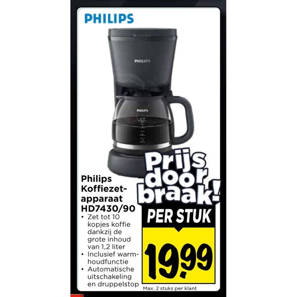 Philips Koffiezetapparaat HD7430/90