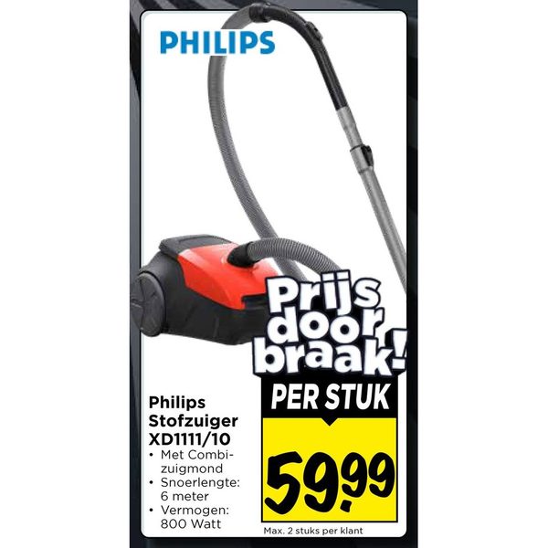 Philips Stofzuiger XD1111/10