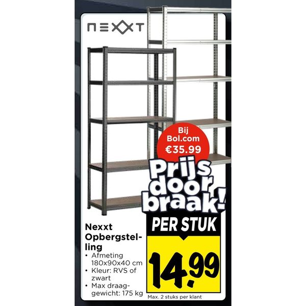 Nexxt Opbergstelling