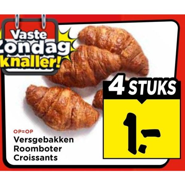 Versgebakken Roomboter Croissants