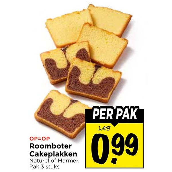 Roomboter Cakeplakken