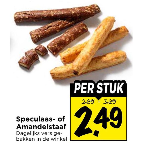 Speculaas- of Amandelstaaf
