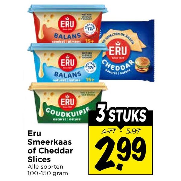 Eru Smeerkaas of Cheddar Slices