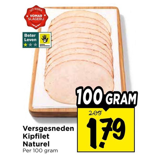 Versgesneden Kipfilet Naturel