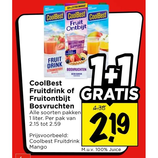 CoolBest Fruitdrink of Fruitontbijt