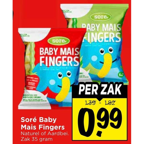 Soré Baby Mais Fingers