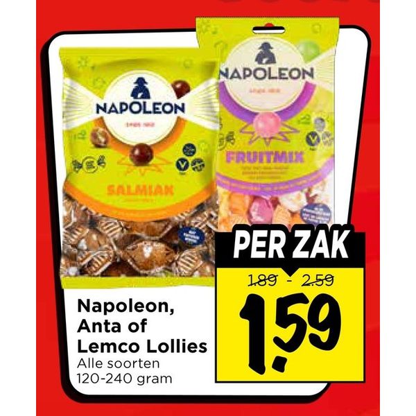 Napoleon, Anta of Lemco Lollies