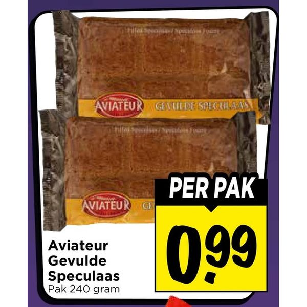 Aviateur Gevulde Speculaas