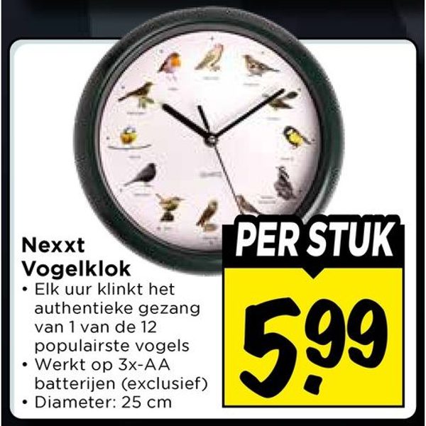Nexxt Vogelklok