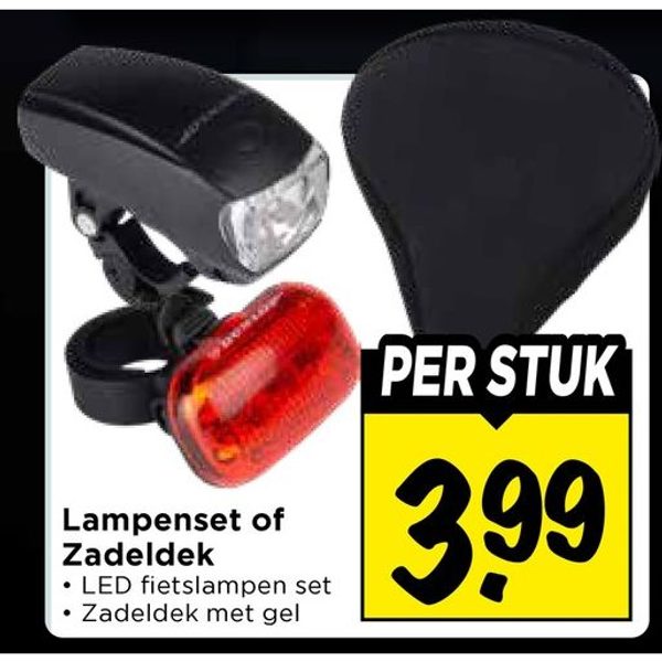 Lampenset of Zadeldek