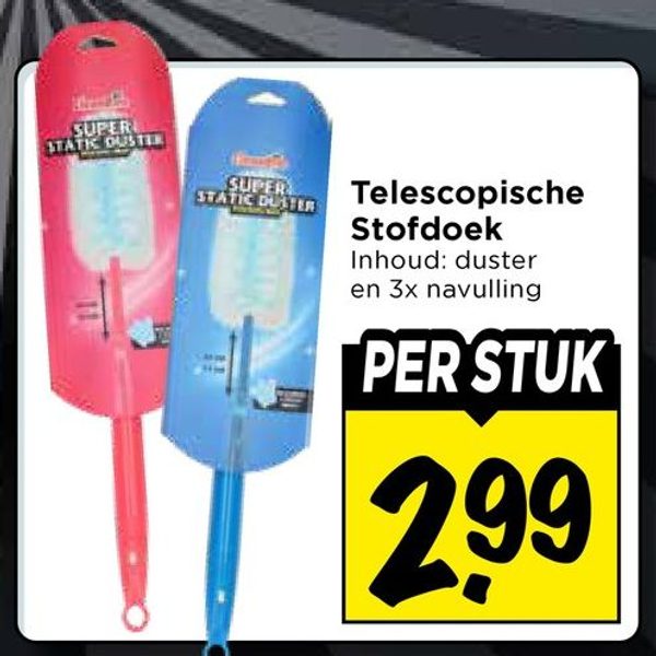 Telescopische Stofdoek
