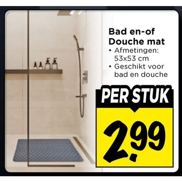 Bad en-of Douche mat