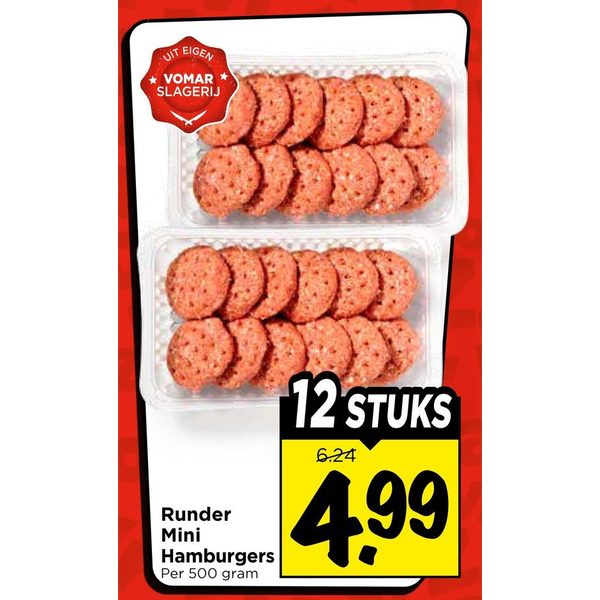 Runder Mini Hamburgers