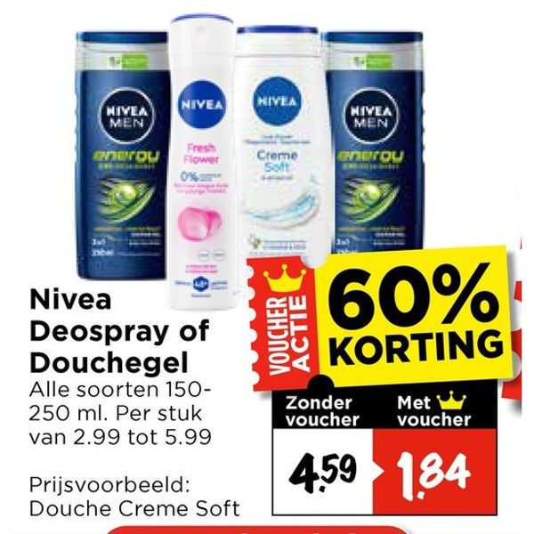 Nivea Deospray of Douchegel