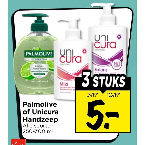Palmolive of Unicura Handzeep