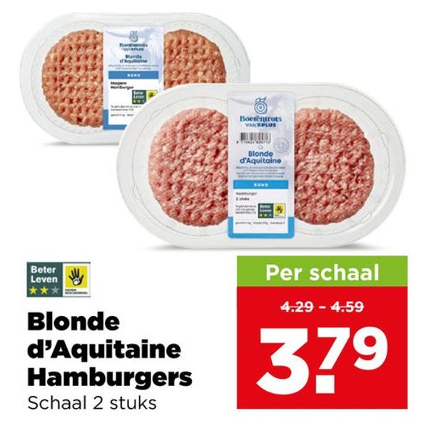 Blonde d'Aquitaine Hamburgers