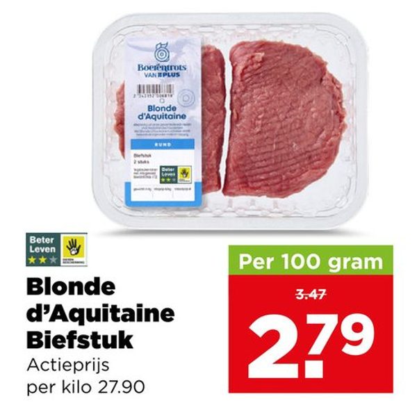 Blonde d'Aquitaine Biefstuk
