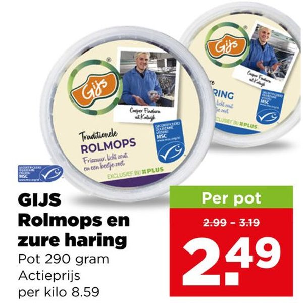 GIJS Rolmops en zure haring