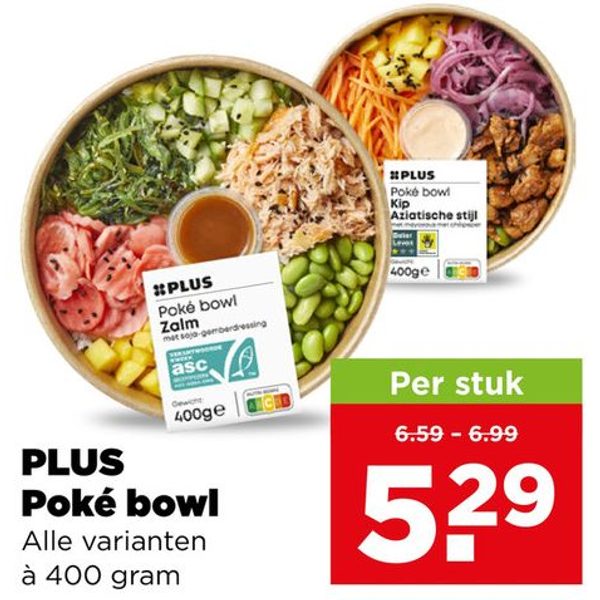 PLUS Poké bowl