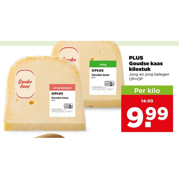 PLUS Goudse kaas kilostuk