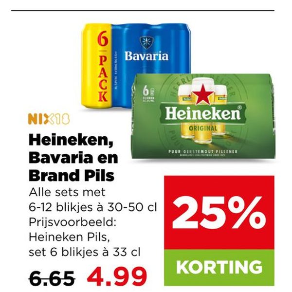 Heineken, Bavaria en Brand Pils
