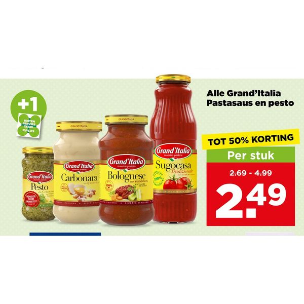 Alle Grand'Italia Pastasaus en pesto