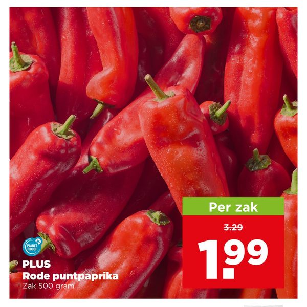 PLUS Rode puntpaprika