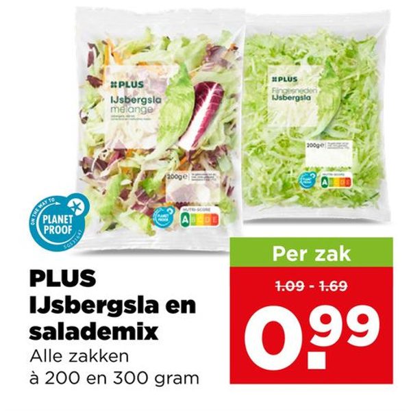 PLUS IJsbergsla en salademix