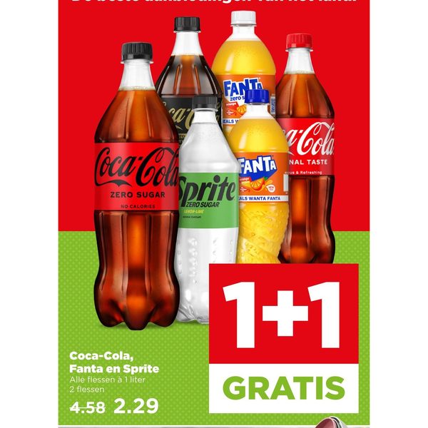 Coca-Cola, Fanta en Sprite