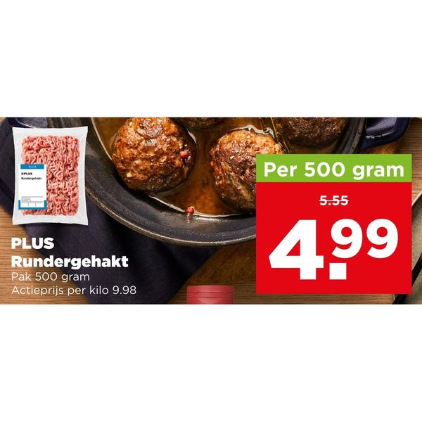 PLUS Rundergehakt