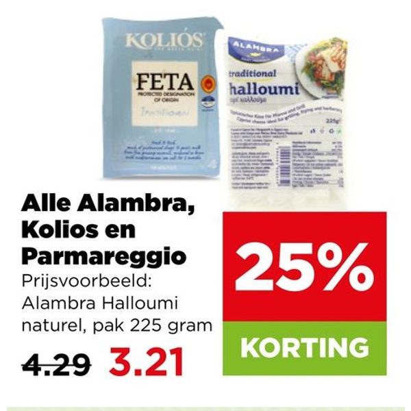 Alle Alambra, Kolios en Parmareggio