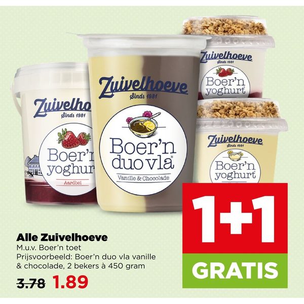 Boer'n yoghurt en vla