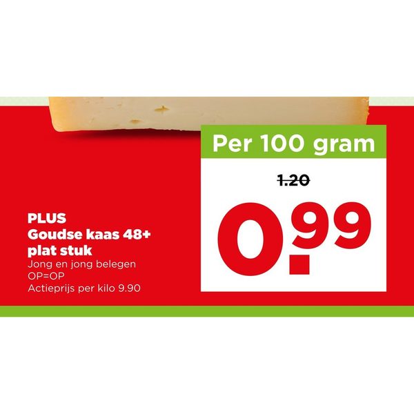 Goudse kaas 48+ jong en jong belegen