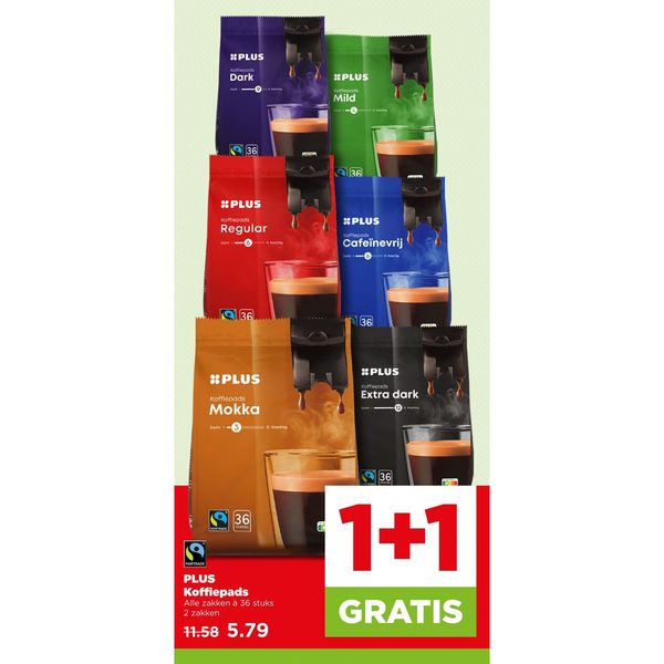 Koffiepads (diverse varianten)