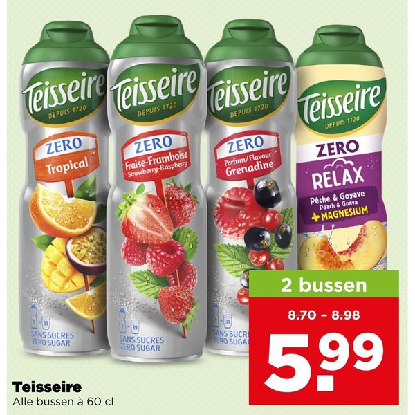 Teisseire Alle bussen à 60 cl